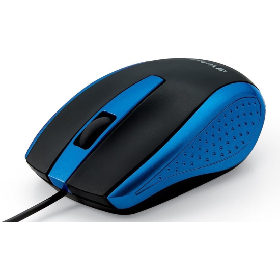 Verbatim Bravo Right Hand USB Type A Optical Mouse - Blue Image