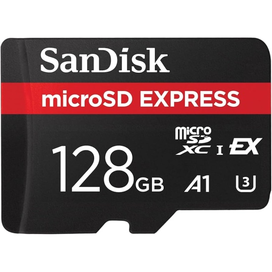 128GB SanDisk Express Pro UHS-I Micro SDXC Memory Card Image