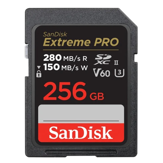 256GB Extreme Pro Class 10 UHS II SDXC Card Image