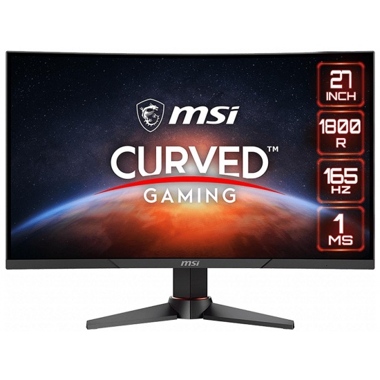 MSI Optix 27 Inch 1920 x 1080 Curved Gaming Computer Monitor Image