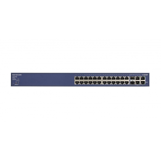 Netgear 24-Port Prosafe Managed Ethernet Switch (10/100) - Blue Image