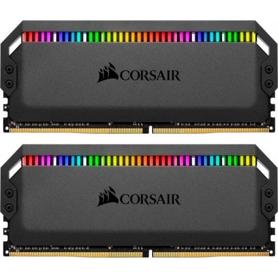 64GB Corsair Dominator 3200MHz DDR4 Dual Memory Kit (2 x 32GB) - Black Image