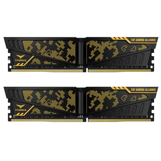 16GB Team T Force Vulcan Tuff Gaming Alliance DDR4 3600MHz Dual Memory Kit (2x8GB) Image