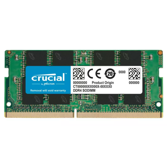 8GB Crucial DDR4 SO-DIMM 3200MHz CL22 Memory Module (1x8GB) Image