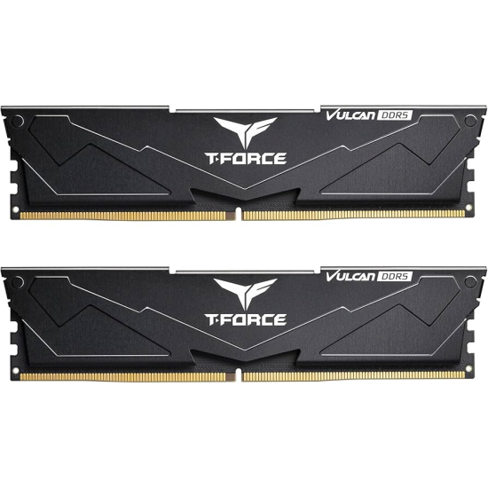 64GB Team Group Vulcan DDR5 6000MHz Dual Memory Kit (2x32GB) - Black Image