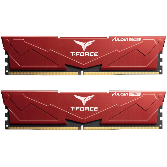 64GB TeamGroup T-Force Vulcan DDR5 6000MHz CL38 Dual Channel Kit (2x32GB) Image