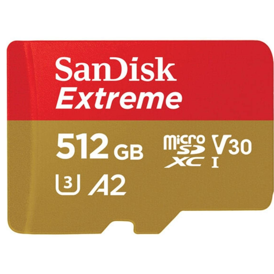 512GB SanDisk Extreme Micro SDXC Memory Card  Image