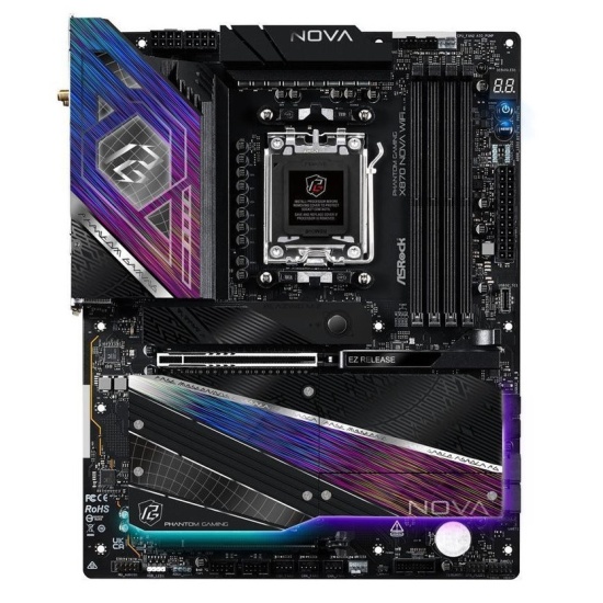 Asrock Phantom Gaming AMD X870 Nova AM5 ATX DDR5 Motherboard Image