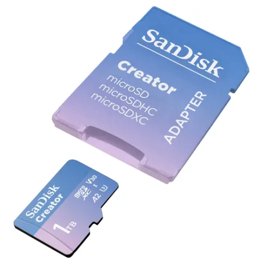 1TB Creator Class 10 Micro UHS-I SDXC Memory Card Image