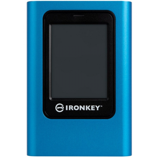 1.92TB Kingston Technology IronKey Vault Privacy 80 Solid State Drive - Blue Image