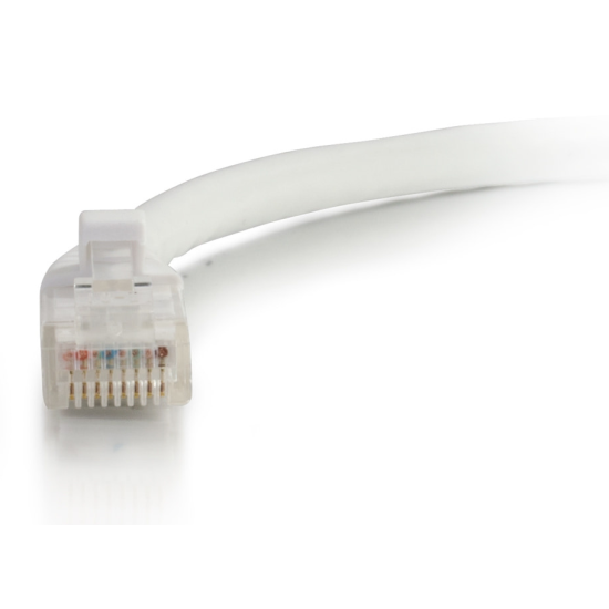 12FT C2G Cat6a RJ-45 Male to RJ-45 Male Snagless Unshielded Network Patch Ethernet Cable - White  Image