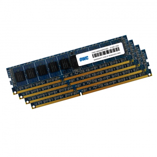 32GB OWC CL13 PC3-14900 1866MHz DDR3 ECC Modules 4x 8GB Quad Channel Kit Image