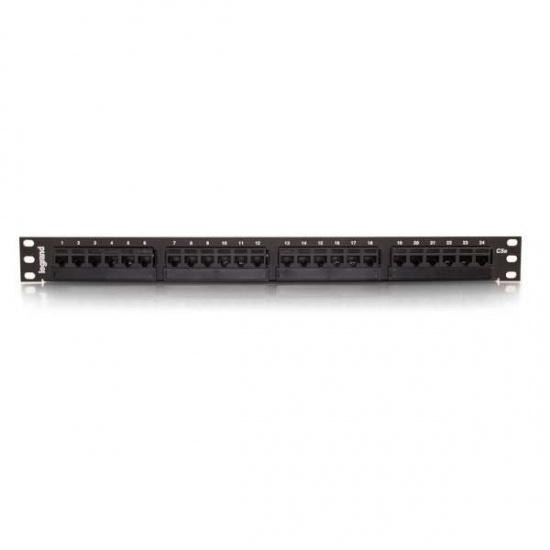 C2G 24-Port Flush Mount Flat Patch Panel Kit Image