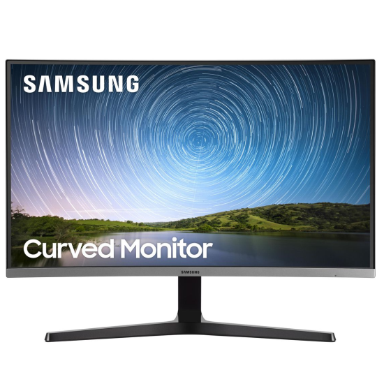 Samsung C27R500FHP 27 Inch 1920 x 1080 Full HD LED Computer Monitor - Blue, Grey Image