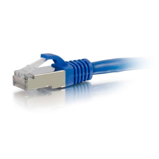 20FT C2G Cat6a RJ-45 Male To RJ-45 Male Snagless Shielded Network Ethernet Patch Cable -  Blue   Image