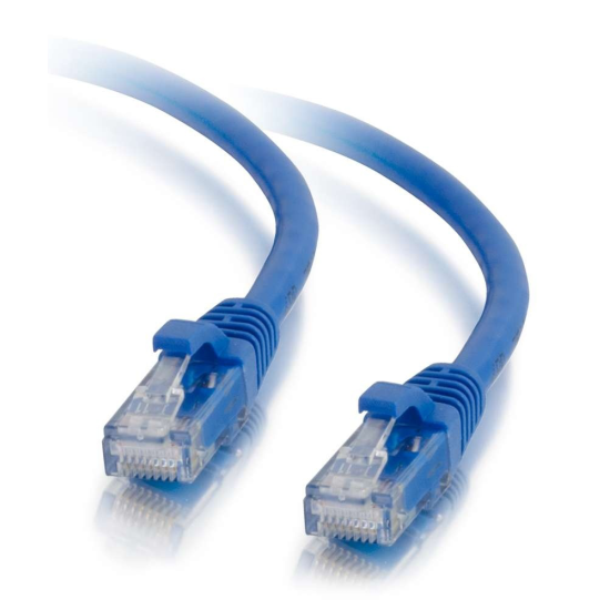 4FT C2G  RJ-45 Male To RJ-45 Male Cat5e Snagless Unshielded Ethernet Patch Cable - Blue  Image