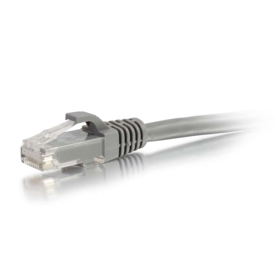 20FT C2G RJ-45 Male To RJ-45 Male Cat5e Snagless Unshielded Network Patch Ethernet Cable - Gray  Image