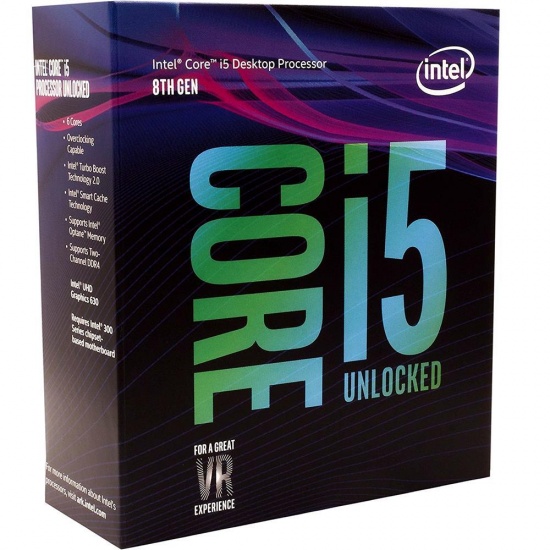 Intel i5-8600K 3.6GHz Coffee Lake Desktop Processor Boxed Image