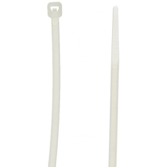 C2G 7.75-inch Reusable Cable Ties 50pack White Image