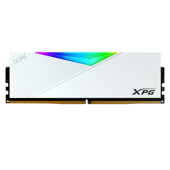 32-39-39 AData LANCER RGB DDR5 U-DIMM 6400 DUAL COLOR BOX modules WHITE Memory Upgrade Image
