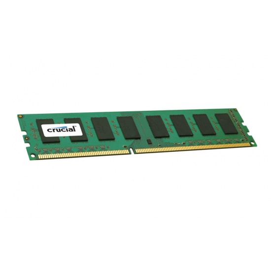 24GB Crucial DDR3 1600MHz PC3-12800 ECC Unbuffered Memory Module Image