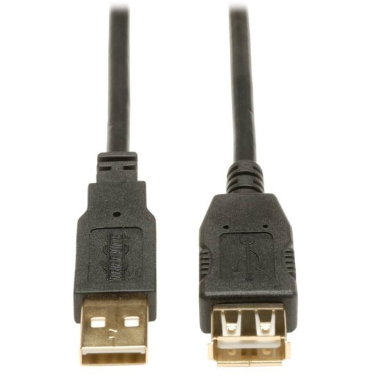 3FT Tripp Lite USB Type A Male To USB Type A Female Extension Cable  Image