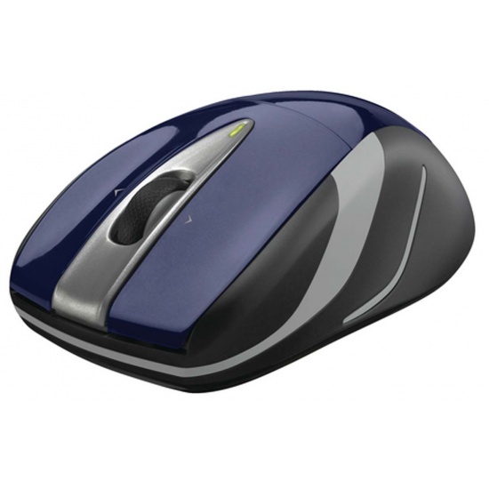 Logitech M525 Ambidextrous RF Wireless Optical Mouse - Navy Blue Image