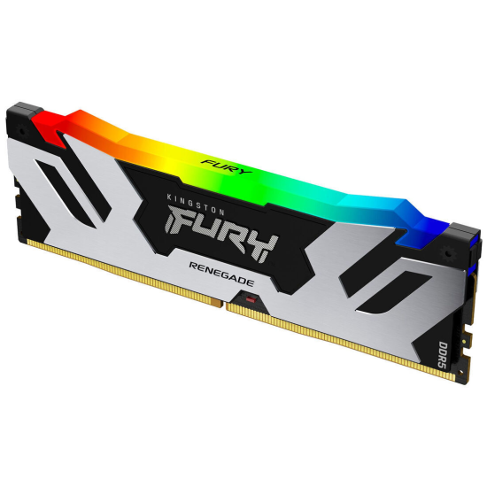 16GB Kingston Technology FURY Renegade RGB 6800MHz DDR5 CL36 Memory Module (1x16GB) - White Image