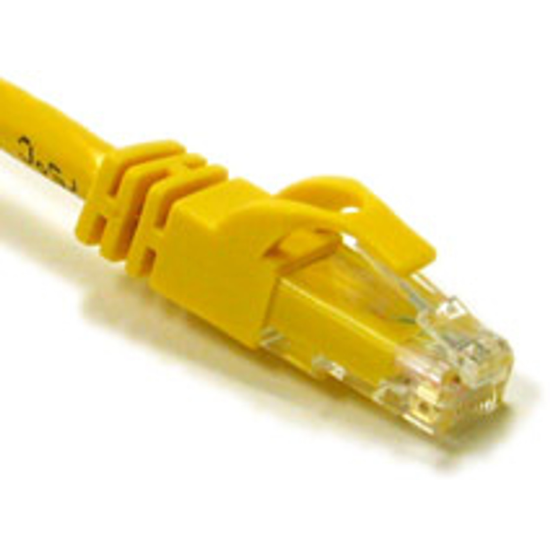 10FT C2G RJ-45 Male To RJ-45 Male Cat6 Molded Snagless Unshielded Ethernet Network Patch Cable - Yellow    Image