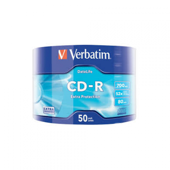 Verbatim CD-R 700MB 80Min 52X 50-Pack  Image