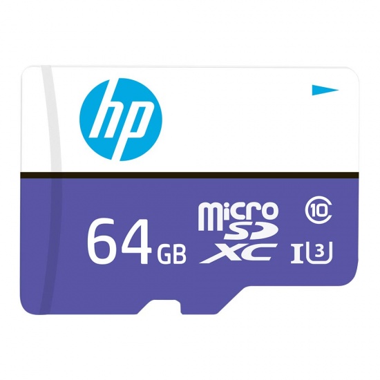 64GB PNY HP MX330 Class 10 U3 Micro SDXC Memory Card Image