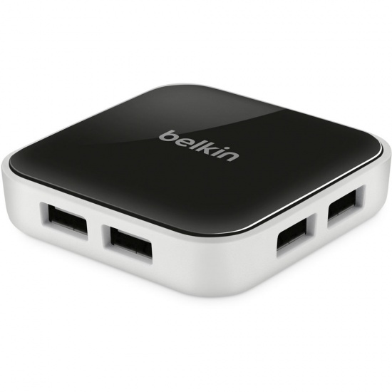 Belkin 7-Port USB2.0 Hub - Black, Silver Image