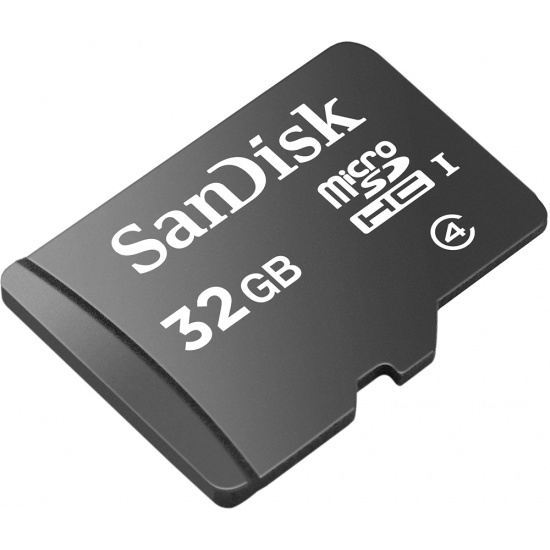 32GB SanDisk MicroSDHC UHS-I CL4 Memory Card Image