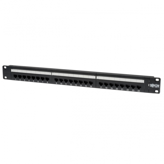 Unirise 24-Port Cat6 1U 110 Type Patch Panel Image