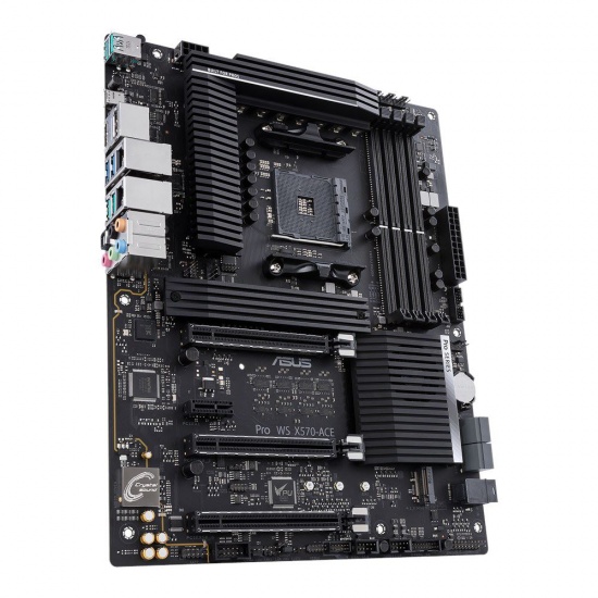 Asus AMD AM4 Pro WS X570-ACE ATX DDR4-SDRAM Workstation Motherboard Image