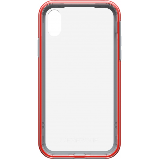 LifeProof Slam Phone Case for Apple iPhone X - Grey, Red Image