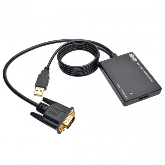 Tripp Lite P116-003-HD-U VGA to HDMI Adapter - Black Image