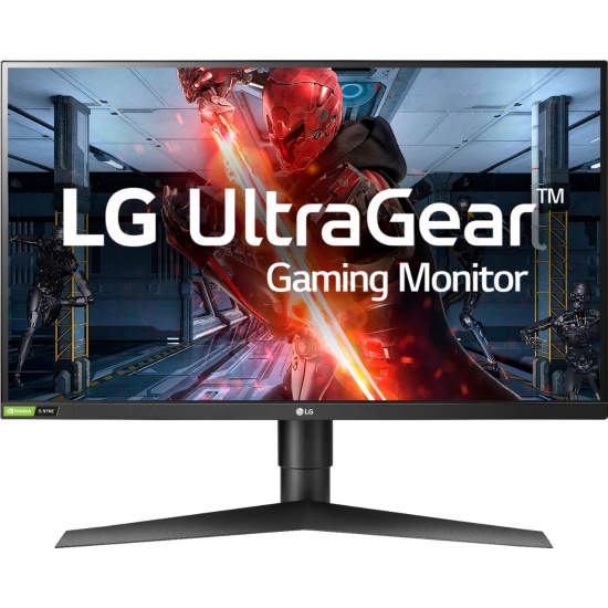 LG 27 Inch UltraGear Nano IPS Gaming Computer Monitor - Black Image