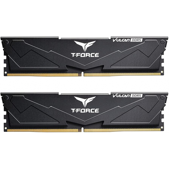 32GB Team Group Vulcan DDR5 5200MHz Dual Channel Memory Kit  (2 x 16GB) - Black Image