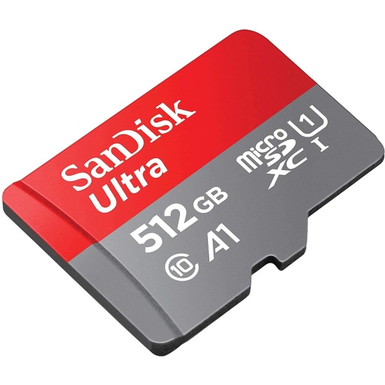 512GB SanDisk Ultra MicroSDHC CL10  Memory Card  Image