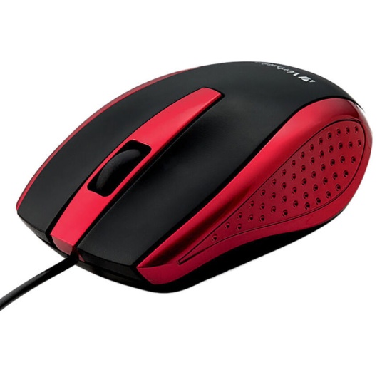 Verbatim Bravo Right Hand USB Type A Optical Mouse - Red Image