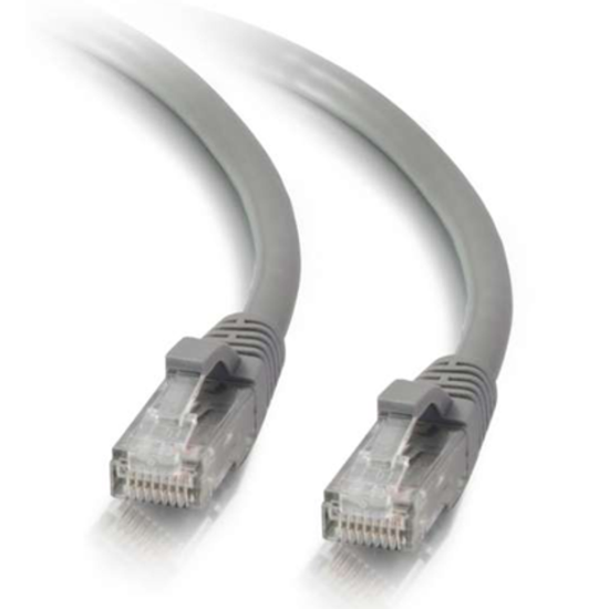 6IN C2G RJ-45 Male To RJ-45 Male Cat5e Snagless Unshielded Network Patch Cable - Gray  Image
