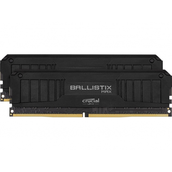 32GB Crucial Ballistix Max 4400MHz PC4-35200 CL19 Unbuffered Non-ECC DDR4 Dual Memory Kit (2 x 16GB) - Black Image