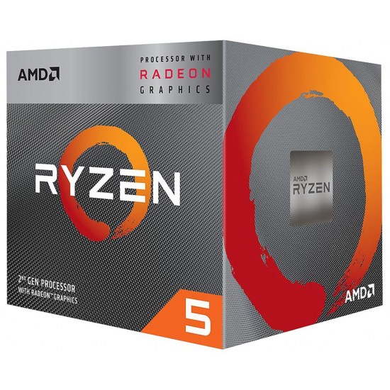 AMD Ryzen 5 3400G 3.7GHz (4.2GHz Turbo) 4 Core AM4 Desktop Processor Image