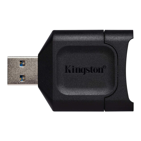Kingston Technology MobileLite Plus USB3.2 Gen 1 Type-A Micro-SD Card Reader - Black Image