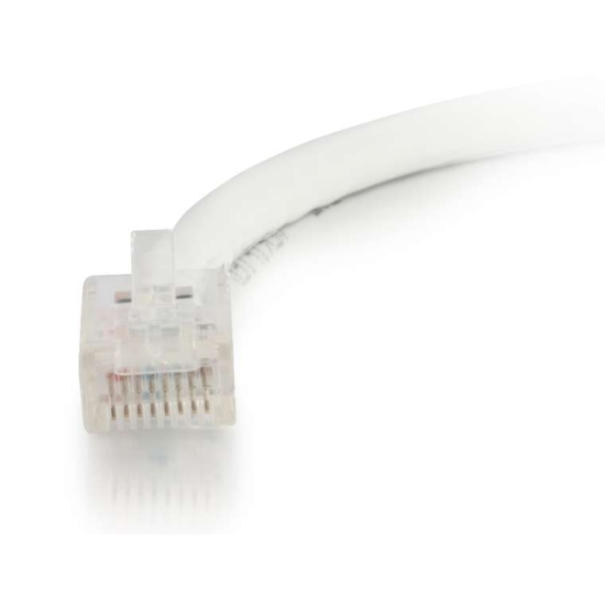 3FT C2G Cat6 RJ-45 Male To RJ-45 Male Non-Booted Unshielded Ethernet Patch Cable - White -  CAT 6 - white Image