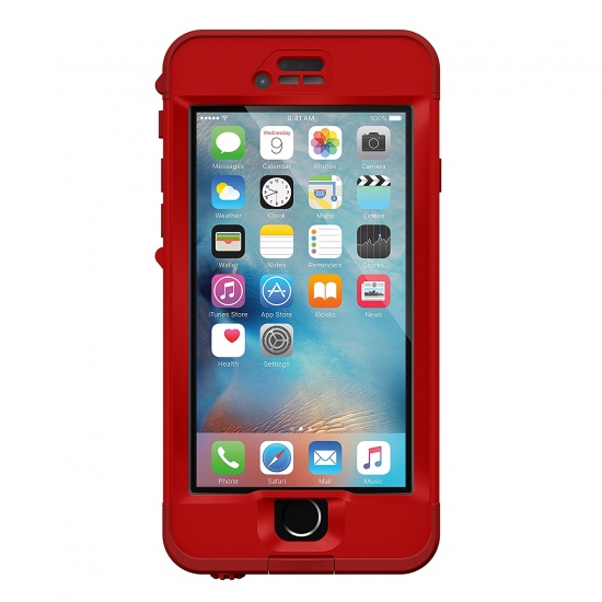 LifeProof NÜÜD Waterproof Phone Case 77-52572 for Apple iPhone 6s - Red Image