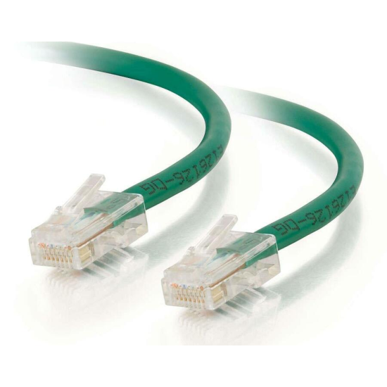 4FT C2G Cat6 Non-Booted  RJ-45 Male to RJ-45 Male Unshielded Ethernet Network Patch Cable - Green  Image
