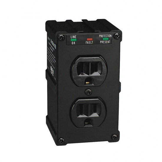 Tripp Lite Isobar 2 Outlet 1410 Joules Surge Protector - Black Image