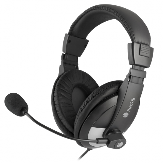 NGS MSX9PRO Gaming Stereo Headset - Black Image